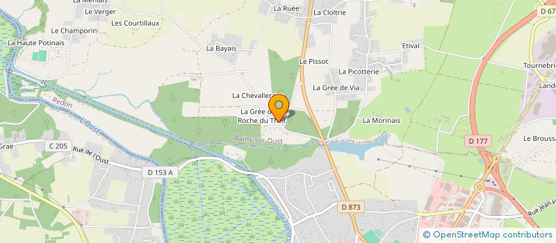 localisation de l'entreprise SCI DES MARAIS  BAINS-SUR-OUST