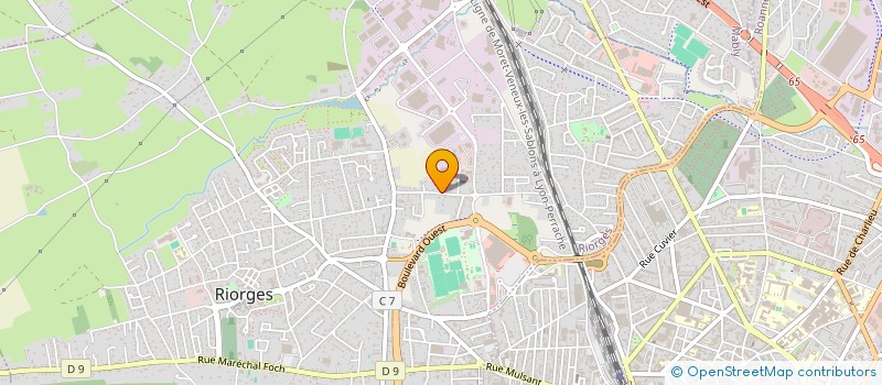 localisation de l'entreprise SCI DES MARAIS à RIORGES