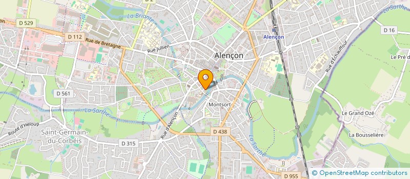 localisation de l'entreprise SCI DES MARAIS à ALENCON