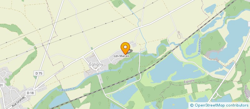localisation de l'entreprise SCI DES MARAIS  EGLIGNY