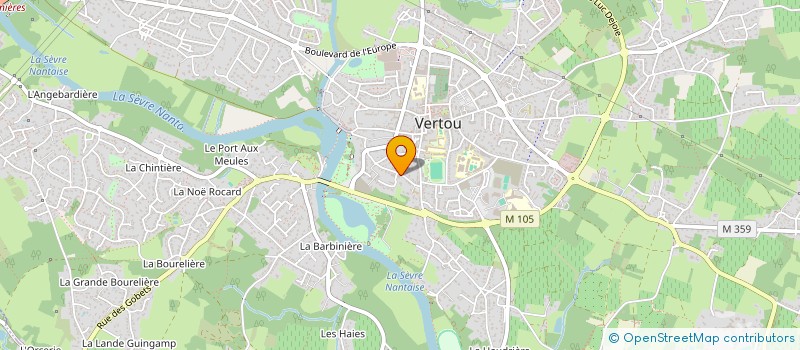 localisation de l'entreprise SCI DES MARAIS  VERTOU