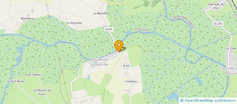 localisation de l'entreprise SCI DES MARAIS  BEUZEVILLE-LA-BASTILLE