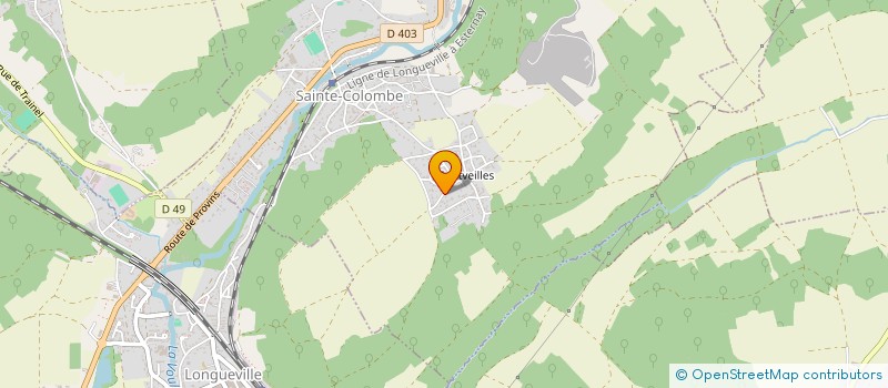 localisation de l'entreprise SCI DES MARAIS  SAINTE-COLOMBE