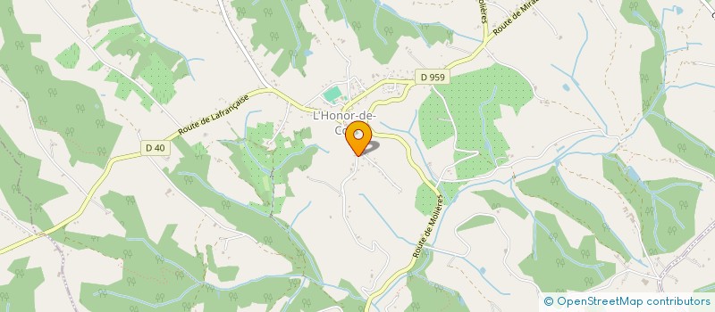 localisation de l'entreprise SCI DES MARAIS  L'HONOR-DE-COS