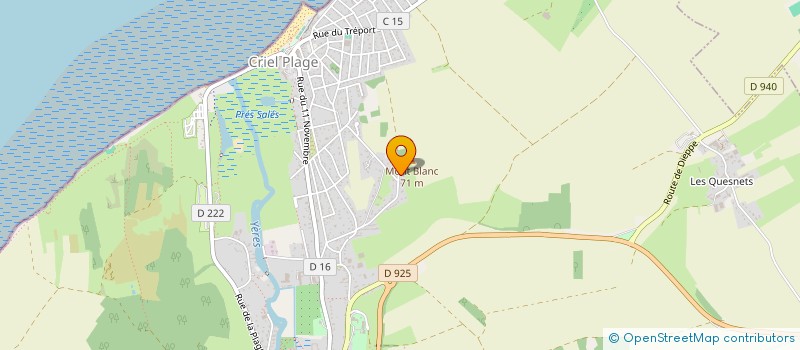 localisation de l'entreprise SCI DES MARAIS  CRIEL-SUR-MER