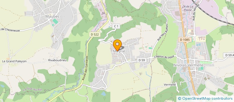 localisation de l'entreprise SCI DES MARAIS  MEYRIE