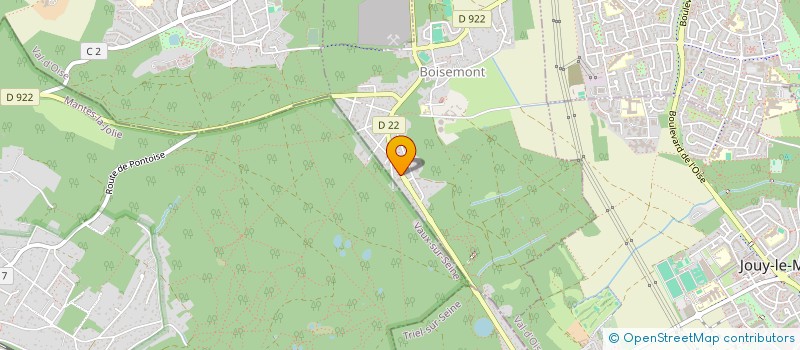 localisation de l'entreprise SCI DES MARAIS  BOISEMONT