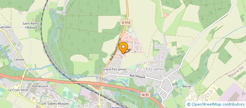 localisation de l'entreprise SCI DES MARAIS  FITZ-JAMES