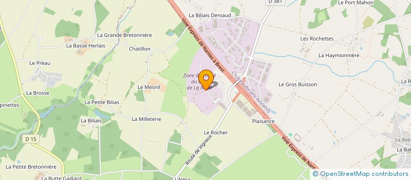 localisation de l'entreprise SCI DES MARAIS  CORDEMAIS