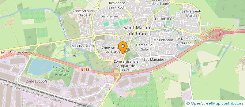 localisation de l'entreprise SCI DES MARAIS à SAINT-MARTIN-DE-CRAU