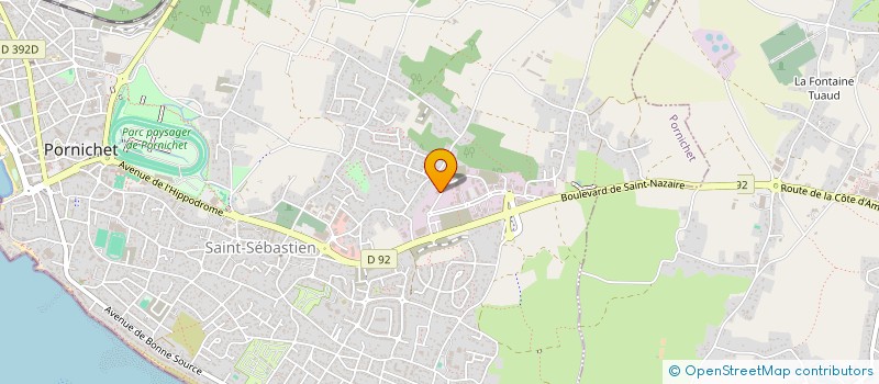 localisation de l'entreprise SCI DES MARAIS à PORNICHET