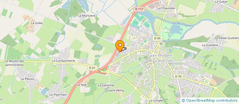 localisation de l'entreprise SCI DES MARAIS  SAINT-PHILBERT-DE-GRAND-LIEU