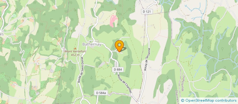 localisation de l'entreprise SCI DES MARAIS  BATHERNAY