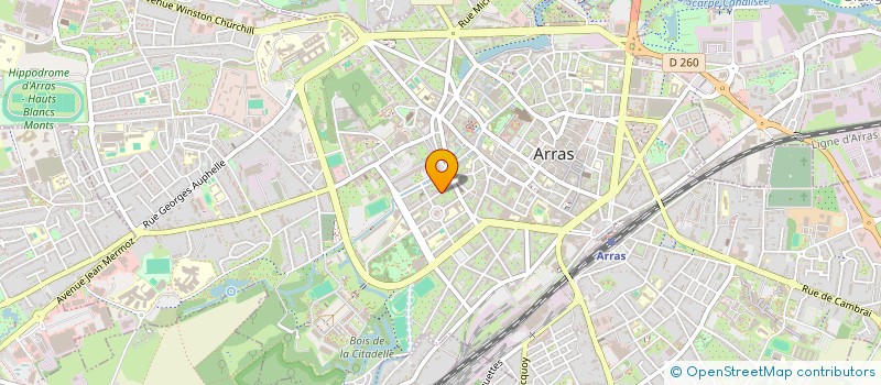 localisation de l'entreprise SCI DES MARAIS à ARRAS
