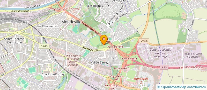 localisation de l'entreprise SCI DES MARAIS à MONDEVILLE