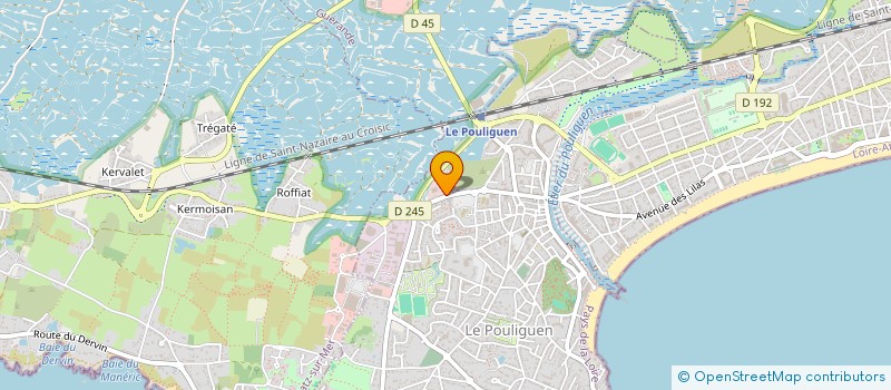 localisation de l'entreprise SCI DES MARAIS  LE POULIGUEN