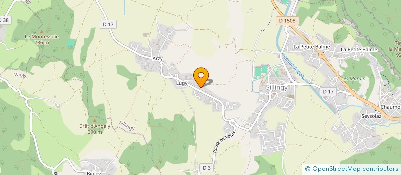 localisation de l'entreprise SCI DES MARAIS DE DEVANT  SILLINGY