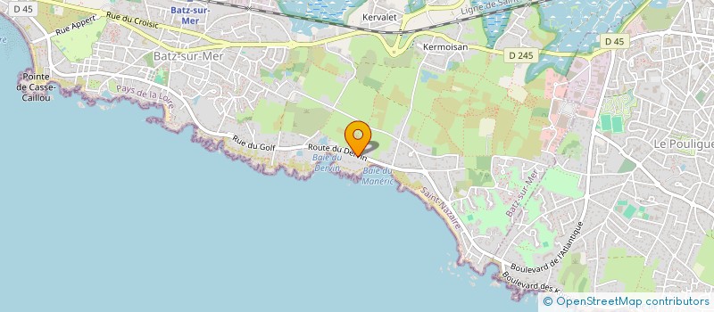 localisation de l'entreprise SCI DES MARAIS SALANTS  BATZ-SUR-MER