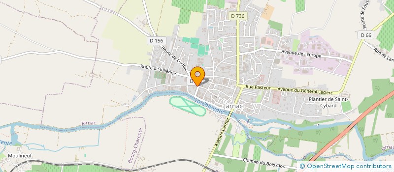 localisation de l'entreprise SCI DES MARCEAUX à JARNAC