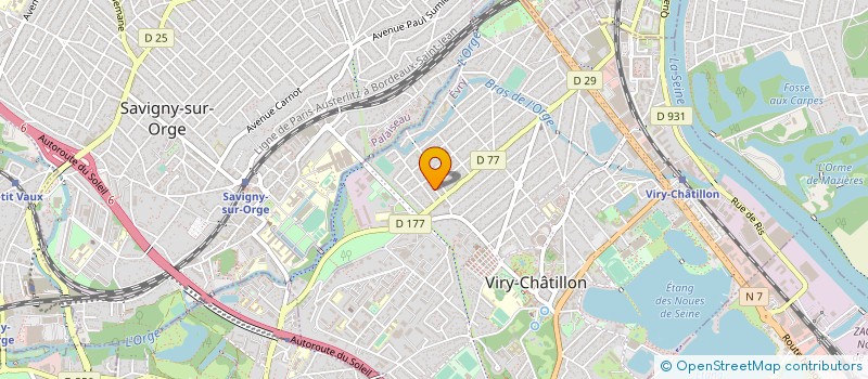 localisation de l'entreprise SCI DES MARCHES à VIRY-CHATILLON