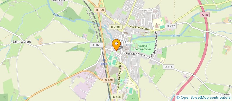 localisation de l'entreprise SCI DES MARECHAUX à SEES