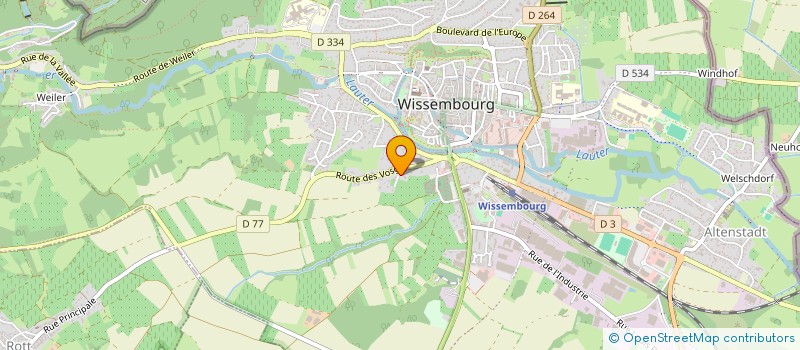 localisation de l'entreprise SCI DES MARECHAUX  WISSEMBOURG