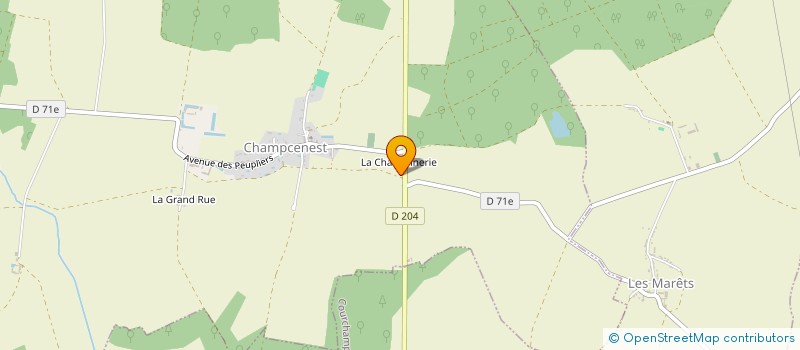 localisation de l'entreprise SCI DES MARETS  LES MARETS