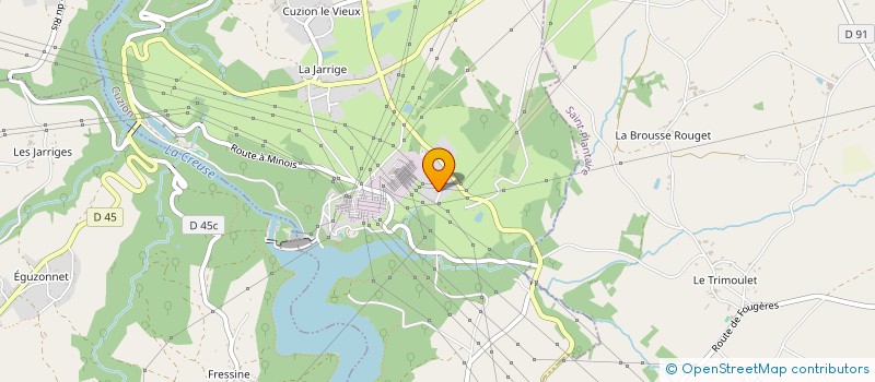 localisation de l'entreprise SCI DES MARETTES à CUZION