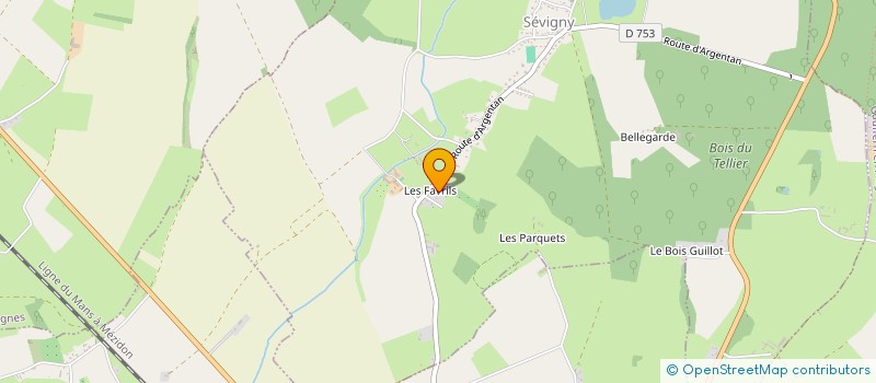 localisation de l'entreprise SCI DES MARETTES à SEVIGNY