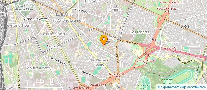 localisation de l'entreprise SCI DES MARGUERITES  LYON