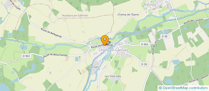 localisation de l'entreprise SCI DES MARGUERITES à LORRIS