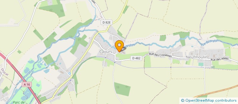 localisation de l'entreprise SCI DES MARGUERITES  CAOURS