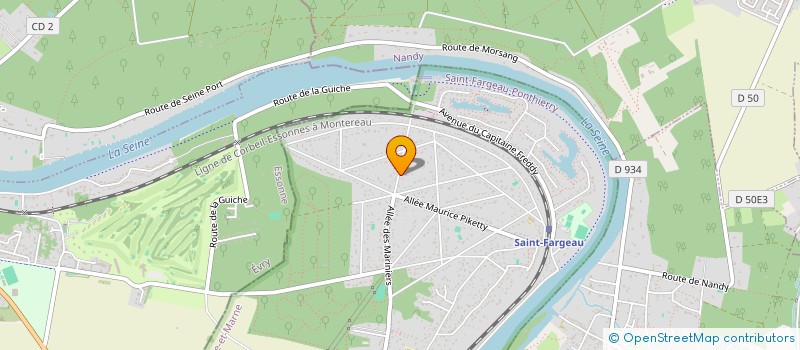 localisation de l'entreprise SCI DES MARINIERS  SAINT-FARGEAU-PONTHIERRY