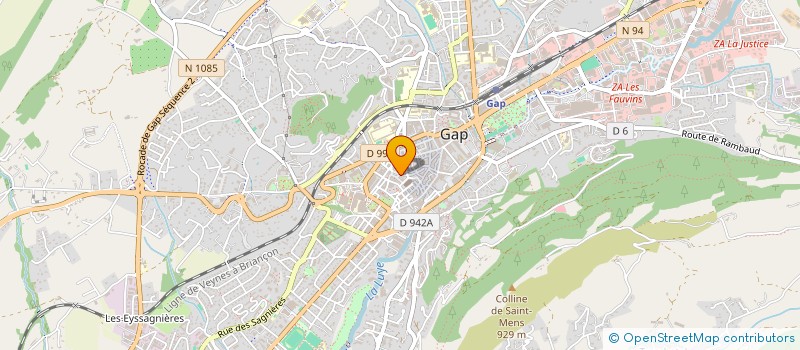 localisation de l'entreprise SCI DES MARINS  GAP