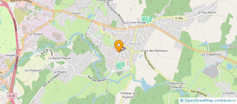localisation de l'entreprise SCI DES MARMOTINS à FEYTIAT
