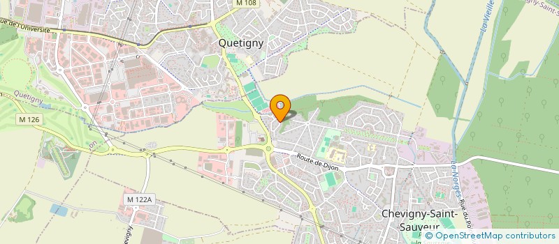 localisation de l'entreprise SCI DES MARMOTTES  CHEVIGNY-SAINT-SAUVEUR