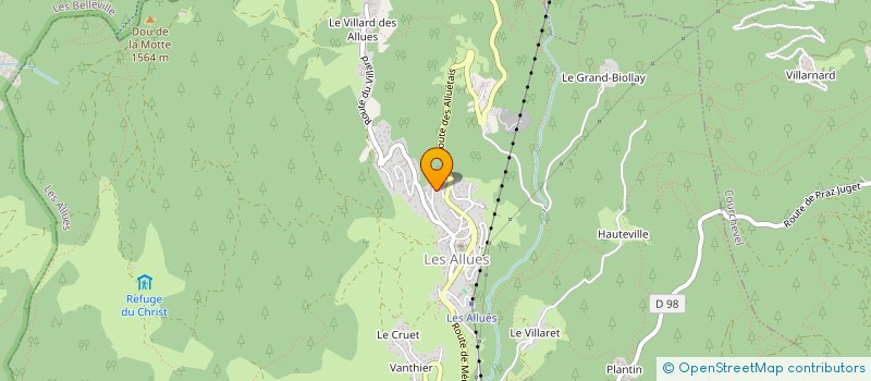 localisation de l'entreprise SCI DES MARMOTTES à LES ALLUES