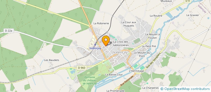 localisation de l'entreprise SCI DES MARNIERES à VALENCAY