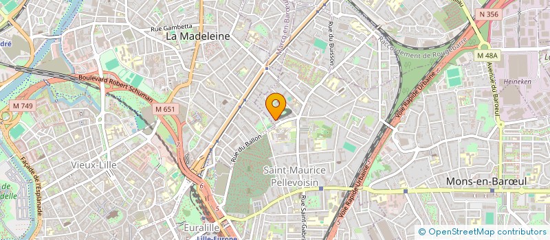localisation de l'entreprise SCI DES MARNIERES à LILLE