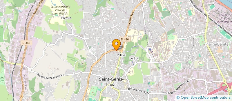 localisation de l'entreprise SCI DES MARONNIERS  SAINT-GENIS-LAVAL