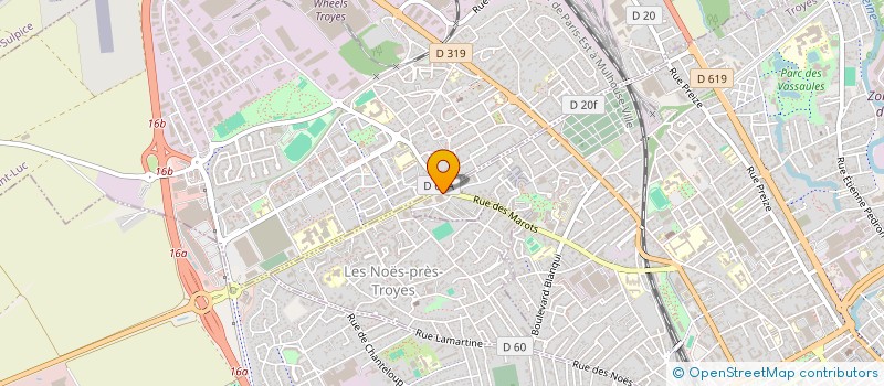 localisation de l'entreprise SCI DES MAROTS à TROYES