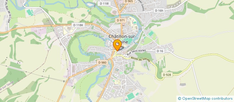 localisation de l'entreprise SCI DES MARPLANS  CHATILLON-SUR-SEINE