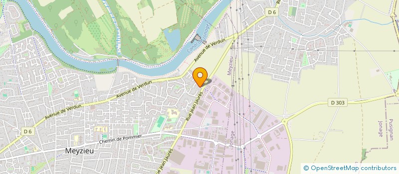 localisation de l'entreprise SCI DES MARRONNIERS  MEYZIEU