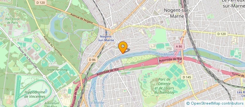 localisation de l'entreprise SCI DES MARRONNIERS à NOGENT-SUR-MARNE