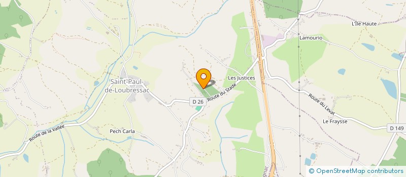 localisation de l'entreprise SCI DES MARRONNIERS  SAINT-PAUL-FLAUGNAC