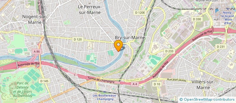 localisation de l'entreprise SCI DES MARRONNIERS  LE PERREUX-SUR-MARNE