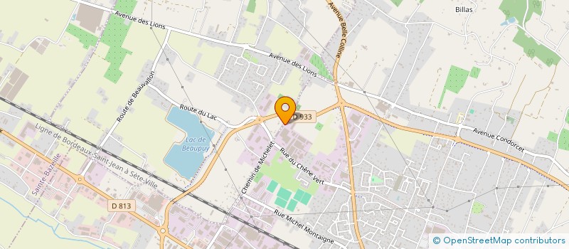 localisation de l'entreprise SCI DES MARRONNIERS  MARMANDE