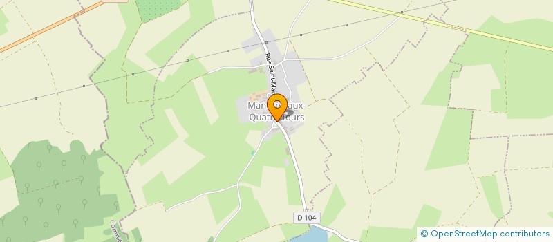 localisation de l'entreprise SCI DES MARRONNIERS  MANDRES-AUX-QUATRE-TOURS