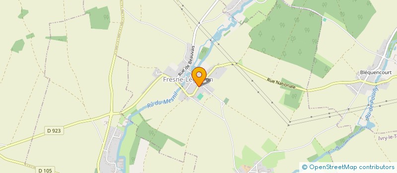 localisation de l'entreprise SCI DES MARRONNIERS  FRESNE-LEGUILLON