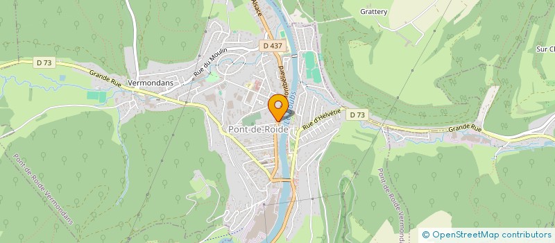 localisation de l'entreprise SCI DES MARRONNIERS  PONT-DE-ROIDE-VERMONDANS